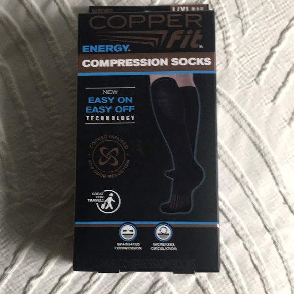 Copper Fit Energy Unisex Compression Sock - Picture 1 of 6